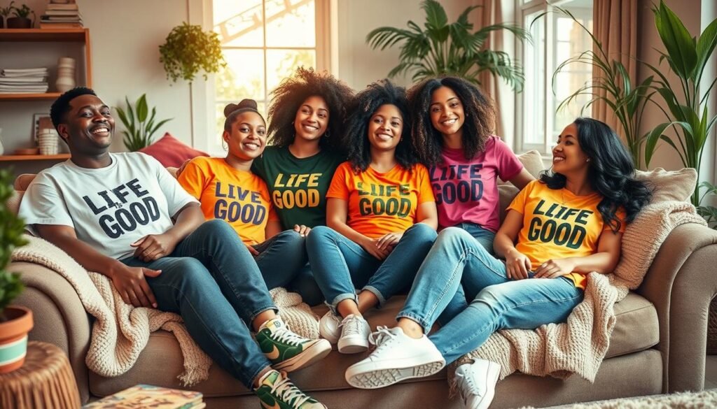 comfortable women's life is good shirts