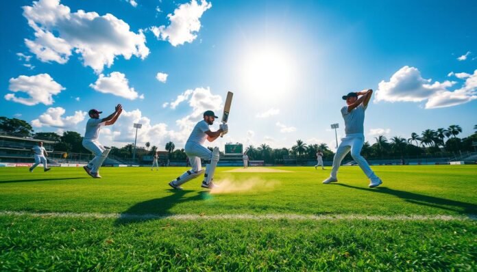 how do cricketers fair despite playing in sun