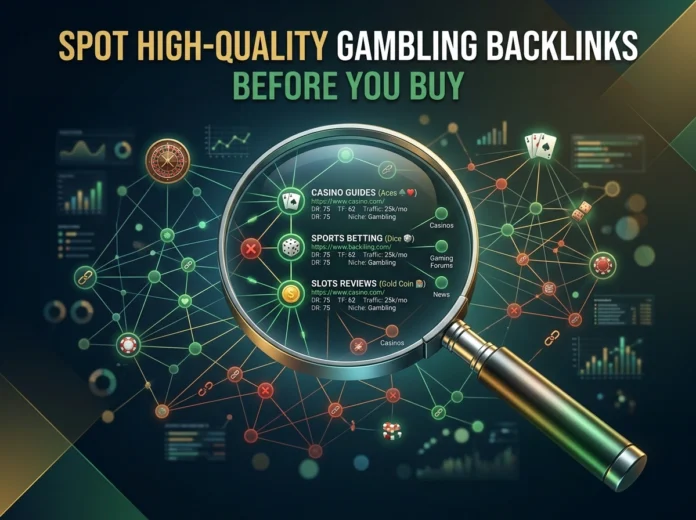 Spot High-Quality Gambling Backlinks Before You Buy Spot High-Quality Gambling Backlinks Before You Buy